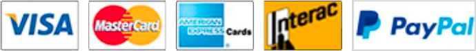 Payment types we accept